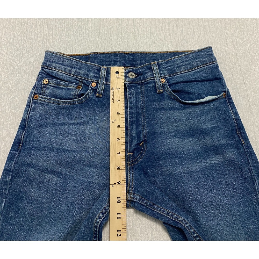 Levis 511 Slim Skater Stretch Mens 31x32 Blue Denim Jeans Medium Wash - Picture 4 of 9